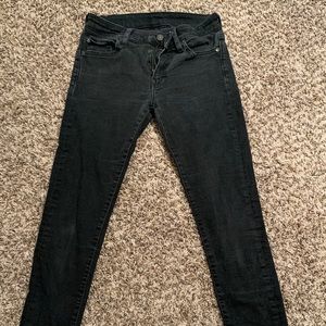 Black Faded Denim & Supply Jeans by Ralph Lauren